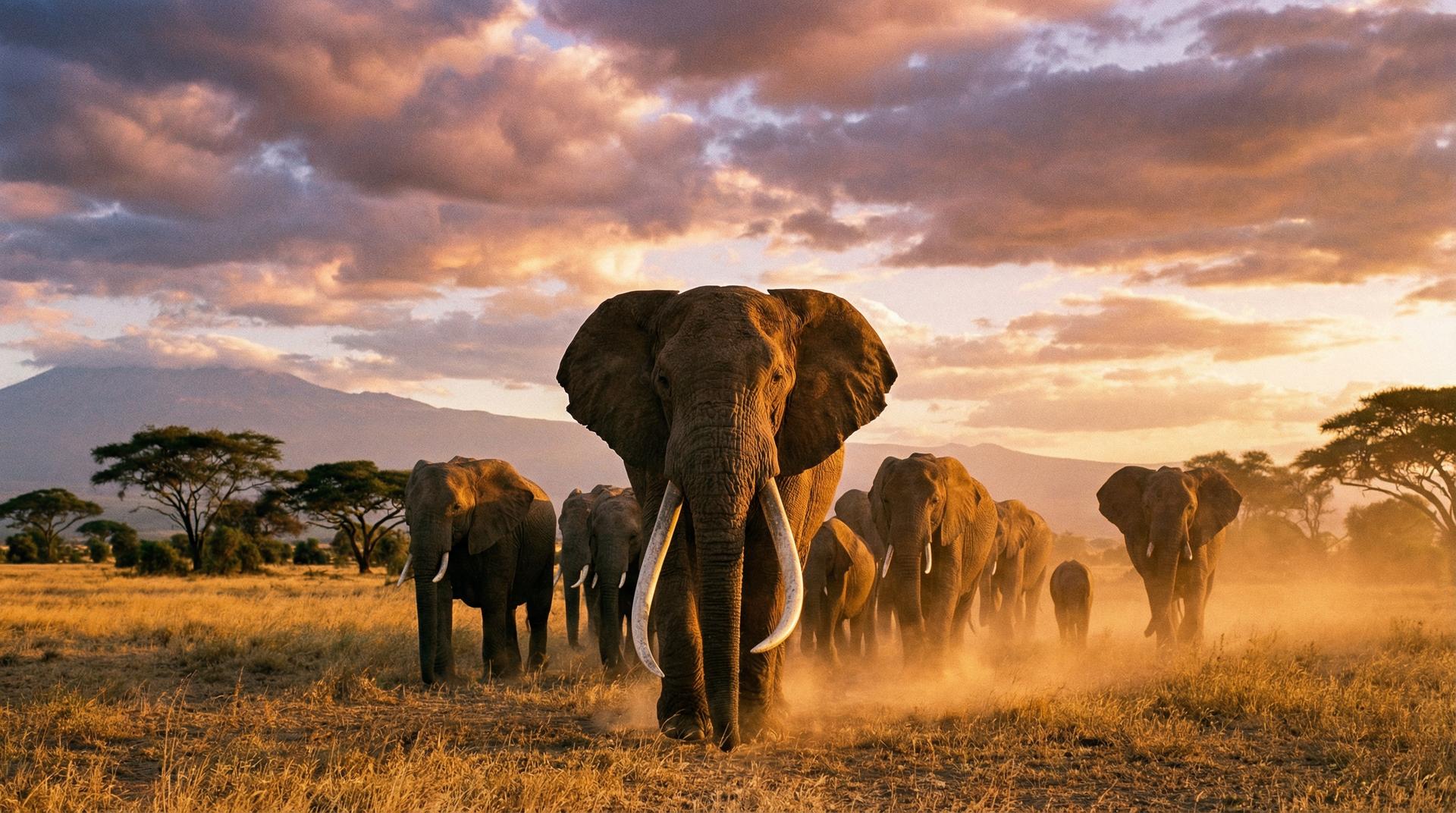 双飞非洲象视频